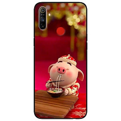 Ốp lưng dành cho Realme C3 mẫu Heo Ăn