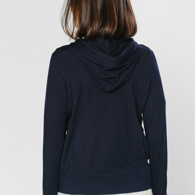 Áo khoác nữ xỏ ngón Basix 4034_xanhDen