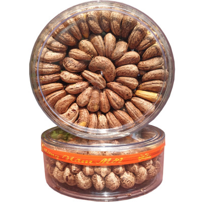 HẠT ĐIỀU VỎ LỤA RANG MUỐI XẾP HOA CAO CẤP THƯƠNG HIỆU SK FOOD - HỘP 500G