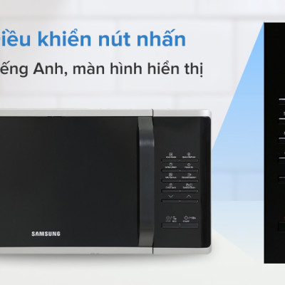 Lò vi sóng Samsung MS23K3513AS/SV-N 23 lít - Hàng Chính Hãng
