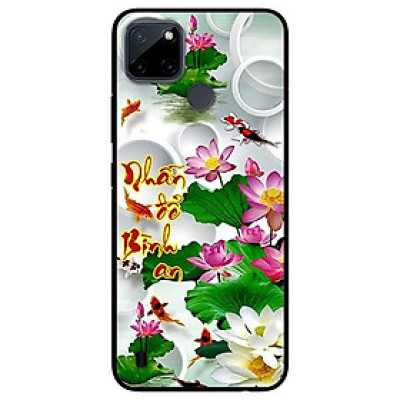 Ốp lưng dành cho Realme C21Y - C25Y mẫu Thư Pháp Nhẫn Sen