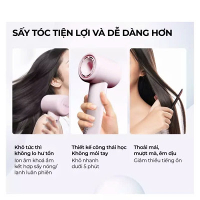 Máy Sấy Tóc Halio High Speed Ionic Hair Dryer - Hàng Chính Hãng