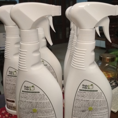 Diệt Côn Trùng Gián, Kiến, Kiến Ba Khoang, Muỗi, Ruồi, Mối, Mọt 100% Sinh Học Thảo Mộc 10s Hương Sả Chanh Chai Xịt 500ml An Toàn Cho Sức Khỏe Em Bé Và Người Già, Đã Được Bộ Y Tế Cho Phép Lưu Hành