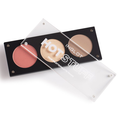 Bảng phấn má hồng, bắt sáng, tạo khối đa chức năng 3in1 Face Palette Inglot 7g