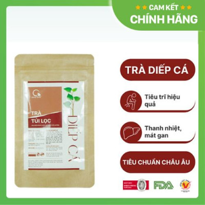 [CHÍNH HÃNG] Trà Diếp Cá Túi Lọc Quảng Thanh - Giảm Nhiệt, Thanh Nhiệt - Túi 5 Gói
