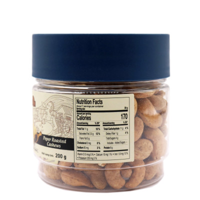  Hạt điều vị tiêu 200g LAFOOCO Pepper Roasted Cashew Nuts