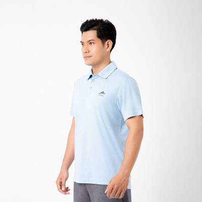 Áo Polo Nam Cổ Bẻ Cao Cấp ALLPUR Coolmax Mát Lạnh - Chống Nhăn - Ngăn Mùi - Màu Xanh Da Trời Sky Blue