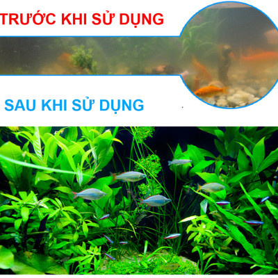 4 Bông Lọc Bể Cá Hoàng Nam Trắng 60x13cm - Vật Liệu Lọc Nước Hồ Cá Cao Cấp