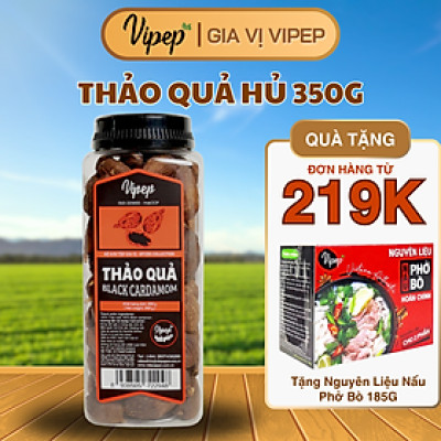 Thảo Quả Tự Nhiên Vipep Hũ Nhựa 350g