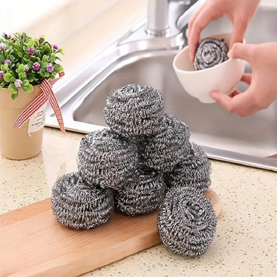 Set 10 miếng cọ xoong nồi thép Okazaki 6g - Hàng nội địa Nhật Bản nhập khẩu chính hãng