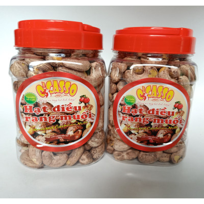 1Kg Hạt Điều Rang MuốiVỏ Lụa Loại Cồ O