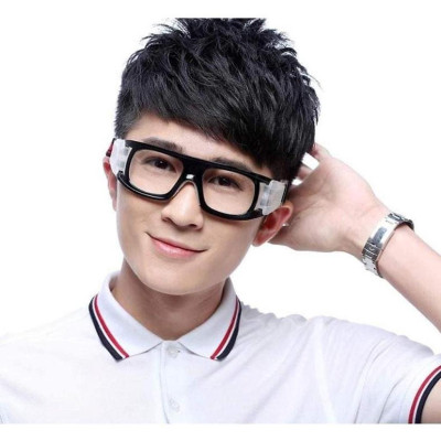 MÀU ĐEN Kính Bảo Vệ Chơi Thể Thao, Bóng Rổ, Bóng Đá Chống Sương Mù, Mồ Hôi Cao Cấp - Có Thể Lắp Mắt Kính Cận dododios