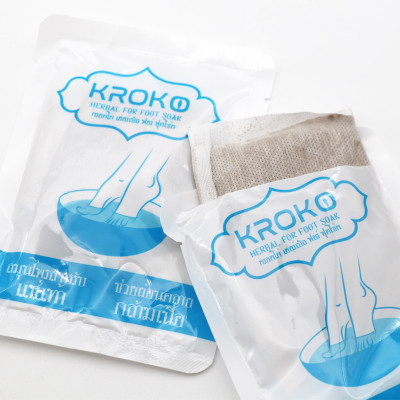 Thảo dược ngâm chân thải độc cơ thể KROKO Foot Soak Thái Lan (1 túi 10 gói nhỏ)