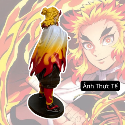 Mô hình Viêm Trụ Rengoku 17Cm KINGFIGU Cao Cấp Thanh Gươm Diệt Quỷ Cao Cấp, Figure Kimetsu no Yaiba