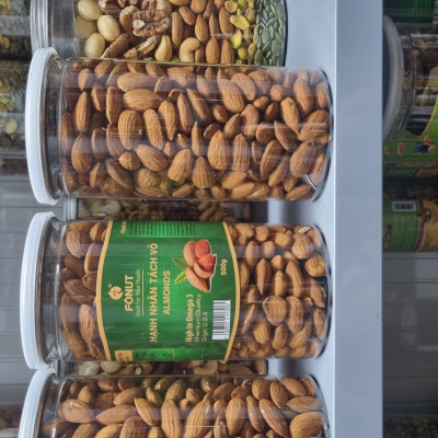 Hạnh Nhân Mỹ tách vỏ ( hũ 500gr )