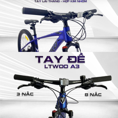 Xe đạp thể thao Tekko S200 27.5 inch Khung Nhôm cao cấp - Phù hợp với người cao từ 1m58 trở lên