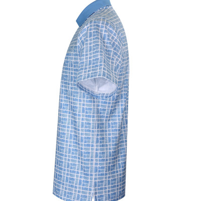 Áo Thun Nam caro Khatoco A2MN458R2-VNIN468-2604-N