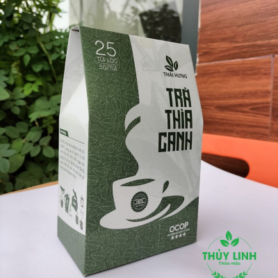Trà Thìa canh Thái Hưng - Combo 10 hộp 25 túi lọc 5g Hạ và ổn định đường huyết, phòng ngừa biến chứng tiểu đường, hạ mỡ máu