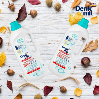 Nước xả thơm quần áo khử trùng đồ giặt Denkmit nhập khẩu Đức 1.5l