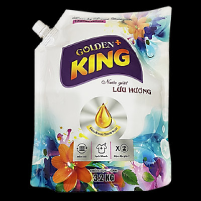 Nước giặt lưu hương Golden King 3.2kg ( dạng túi )