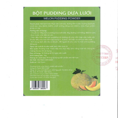Pudding dưa lưới Déli - Túi 1Kg