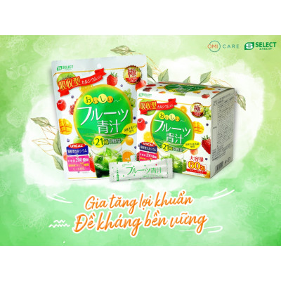 Bột Lá Đại Mạch Non, Rau Xanh Và Trái Cây S Select Thải Độc Cơ Thể, Làm Đẹp Da, Chống Lão Hóa