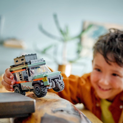 LEGO CITY 60447 Đồ Chơi Xe Leo Núi Địa Hình 4X4 (221 chi tiết)