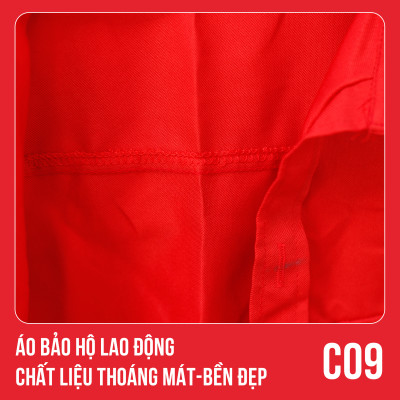 Áo bảo hộ lao động, chất liệu thoáng mát, bền đẹp - Mã C09