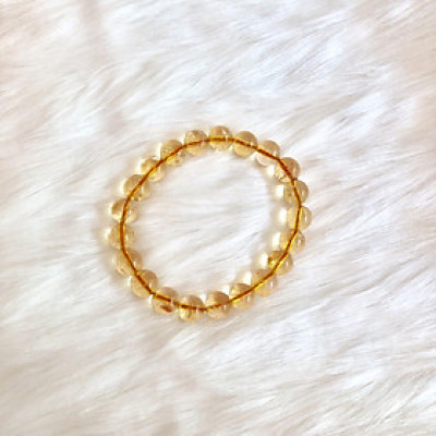 Vòng Tay Phong Thủy Đá Thạch Anh Vàng