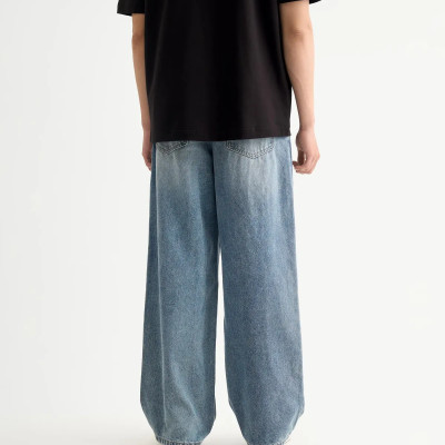 Quần jean nam ống rộng form wide leg - RT10S25DPA014 | ROUTINE CÀ MAU