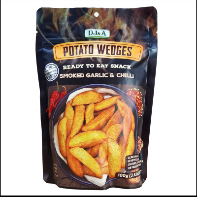 Khoai tây sấy vị tỏi ớt DJ&A 100g