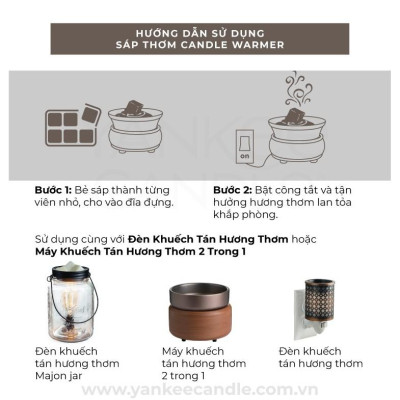 Sáp thơm Candle Warmer - White Peony