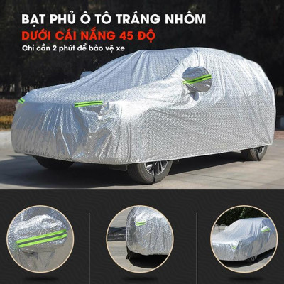 Bạt che phủ xe ô tô bán tải Mazda BT-50, Bạt trùm xe hơi bán tải cao cấp vải PEVA chống nắng mưa không thấm nước