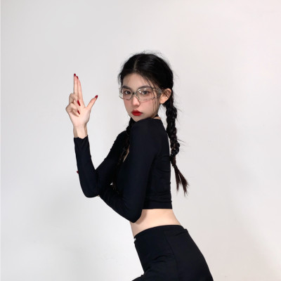 Bộ đồ bơi bikini nữ 2 mảnh kín đáo quần short áo tay dài đi tắm biển, tập yoga, tập gym - B.31