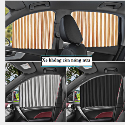  BỘ 4 RÈM VẢI CHE NẮNG CÁNH CỬA THÔNG MINH TRÊN XE HƠI TẶNG KÈM THẺ ĐỖ XE