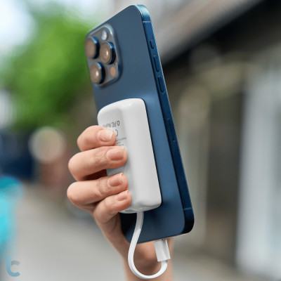 Sạc Không Dây Wi WU Ark 2 in 1 Wi-M22 Dùng Cho Đồng Hồ Apple và Thiết Bị Type-C - Hàng Chính Hãng