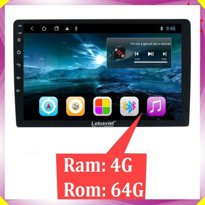 Màn hình DVD Android cao cấp 9-10 inch Wifi, 4G dùng cho tất cả các loại xe ô tô LV–AD900 4+64 -Hàng Chính Hãng