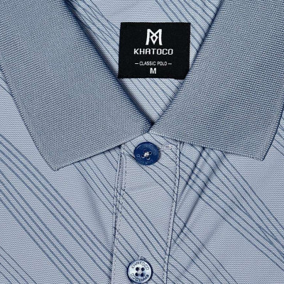 Áo Thun Nam sọc Khatoco A2MN418R2-VNIN491-2603-N