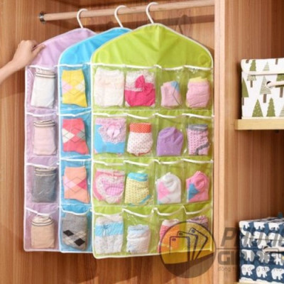 Túi treo đồ lót, vật dụng đa năng 16 ngăn (Giao màu ngẫu nhiên)