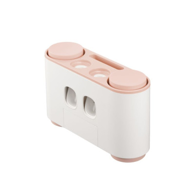 Kệ Treo Bàn Chải Inochi Nachi 4 Cốc Chính Hãng – Dán Tường Không Khoan, Phong Cách Tối Giản Nhật, Tặng Khăn PaKaSa