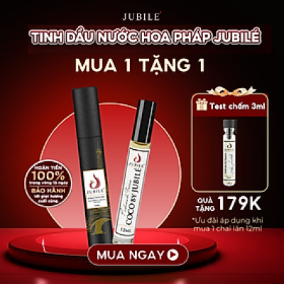 Jadore by Jubilé - Tinh dầu nước hoa Pháp Nữ Dạng lăn 12ml Thơm Lâu, Sang Trọng, Quyến Rũ