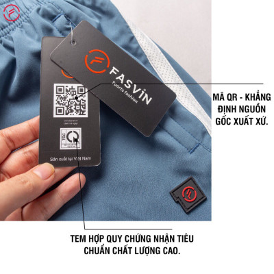 Quần đùi nam Fasvin Q21461.HN vải gió chun co giãn mềm mại thoải mái vận động