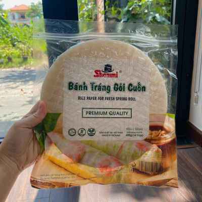 Combo 5 Bánh tráng gỏi cuốn Shammi tròn size 22cm túi 200g (Bánh tráng cuốn xuất khẩu)