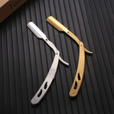 Dao Cạo Râu Cổ Điển Bằng Thép Chống Gỉ Cao Cấp - Hàng chính hãng 