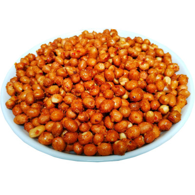 Đậu Phộng Sấy Giòn Tỏi Ớt Thương Hiệu SK FOOD - Combo 1Kg 2 Hũ Nắp Nhôm