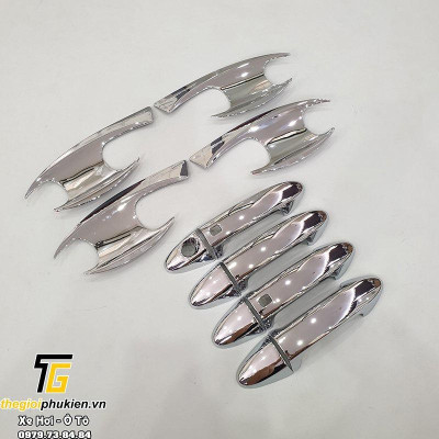 Bộ ốp tay nắm, hõm cửa xe Ford Ecosport 2014-2020 mạ Crom