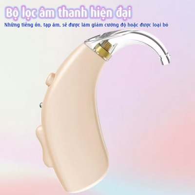 Máy trợ thính không dây pin sạc Axon A-133 - có bộ lọc tiếng ồn, 3 chế độ âm thanh, 4 mức âm lượng