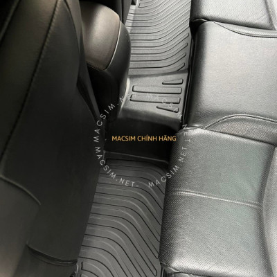 Thảm lót sàn xe ô tô Mazda 3 2019+ (sd) Nhãn hiệu Macsim chất liệu nhựa TPE cao cấp màu đen