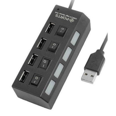 Hub Usb 4 Cổng Đa Năng Có Công Tắc
