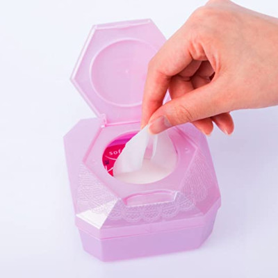 Khăn Giấy Tẩy Trang Dưỡng Ẩm Kosé Softymo Axit Hyaluronic Cleansing Sheet H (52 miếng)